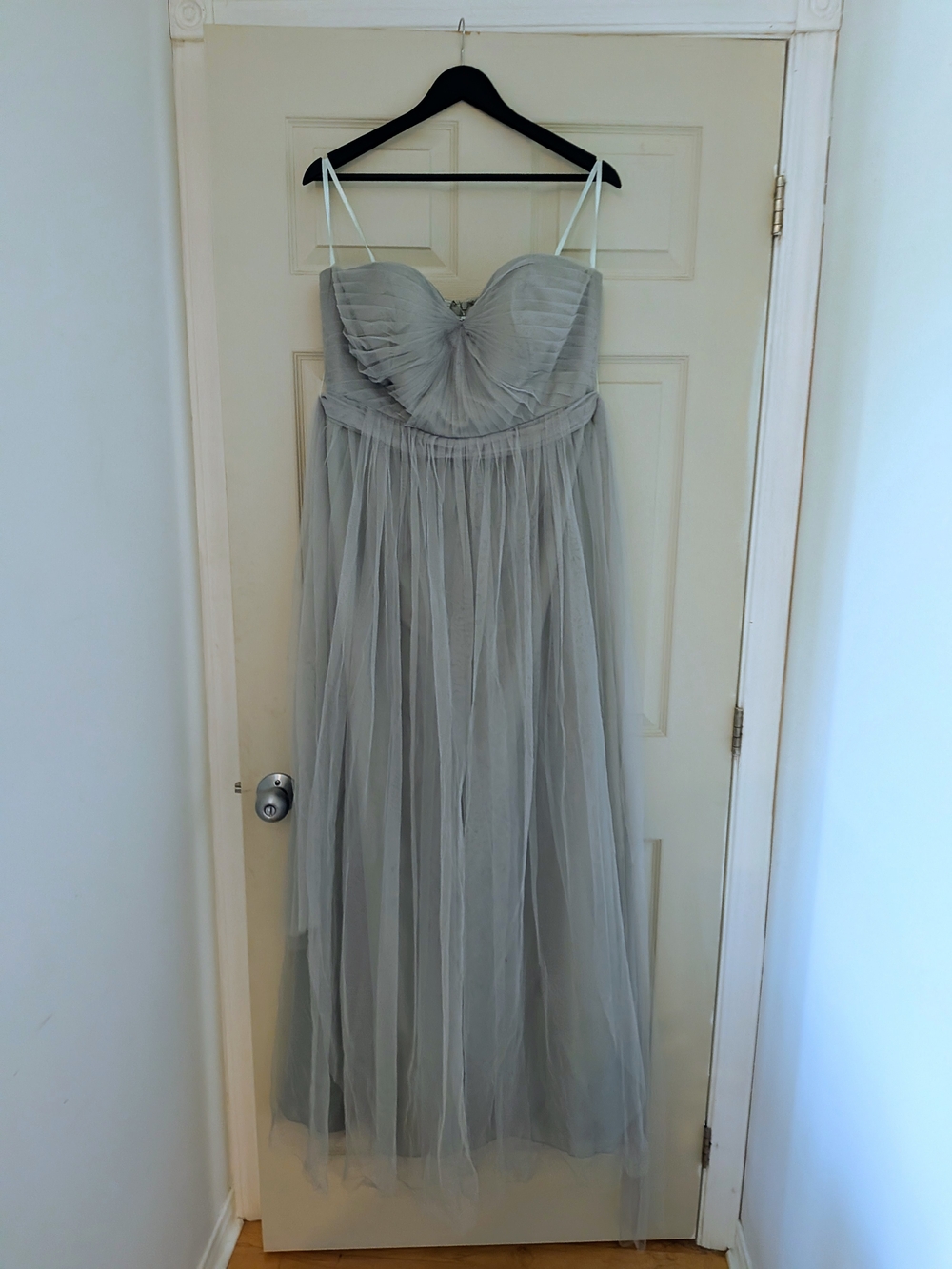 Boutique 1861 Strapless Eucalyptus Green Tulle Bridesmaid Dress